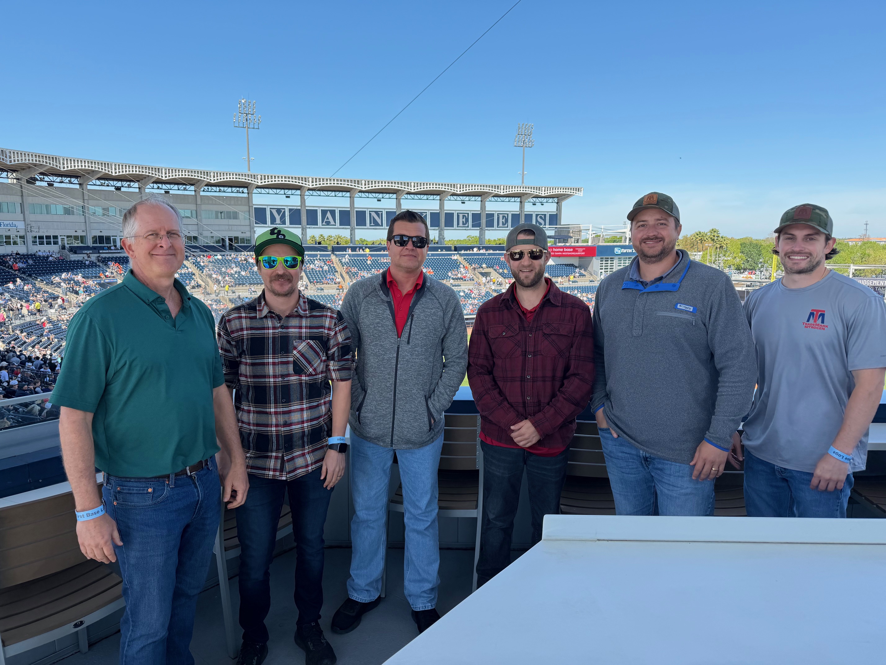 TradeMark Nitrogen team at Yankees Spring Training